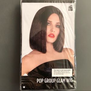 Halloween Glam Wig Dark Brown